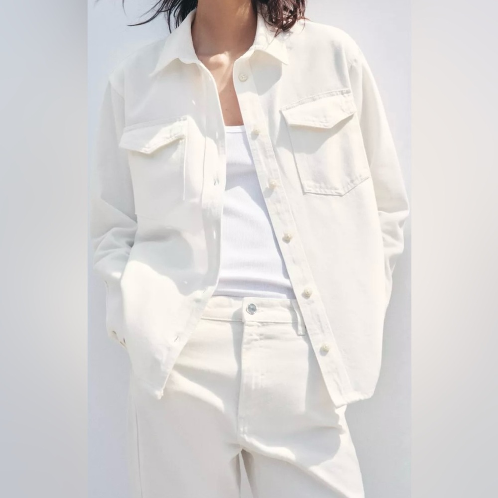 Zara denim shirt